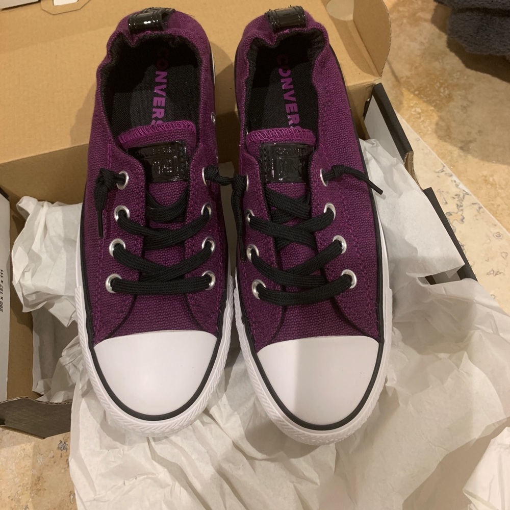 Grape Converse Shoreline sneaker BNIB